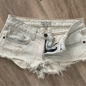 Wild Fox low waist Jean shorts